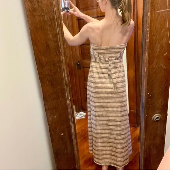 Alexis Striped Strapless Maxi Dress - Picture 2 of 11